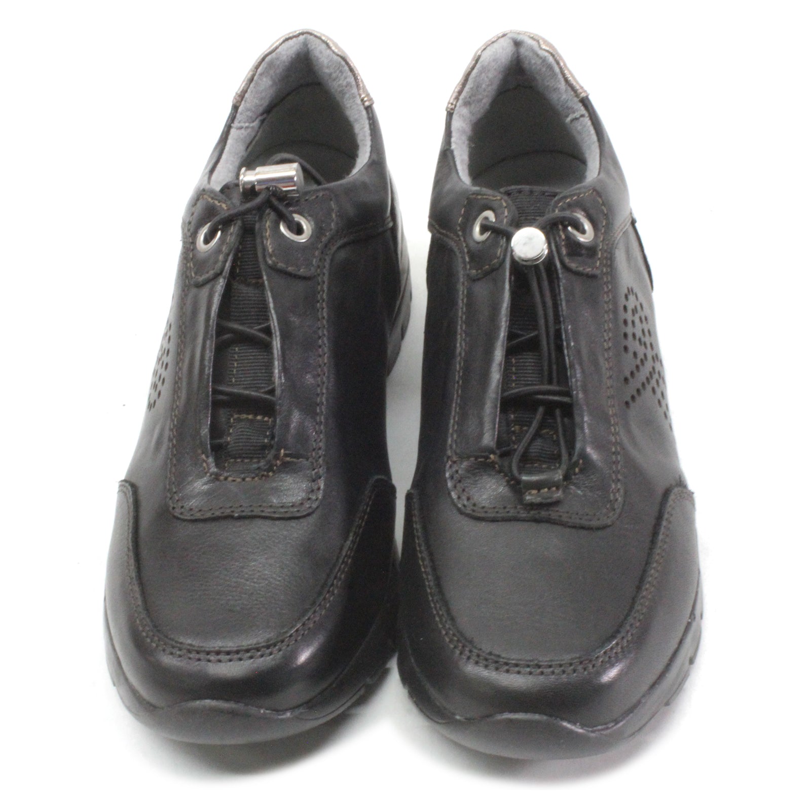 Pikolinos Cantabria W0T-4666C280776 Black Leather Womens Trainers - UK 3-3.5