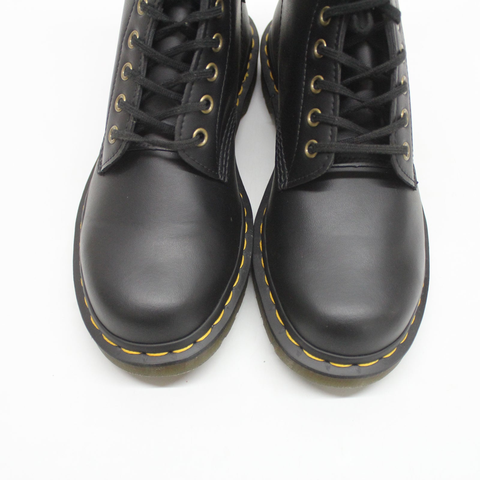 Dr. Martens Vegan 1460 Felix Rub Off 8 Eyelets 14045001 Unisex Boots - Black - 6.5#color_black