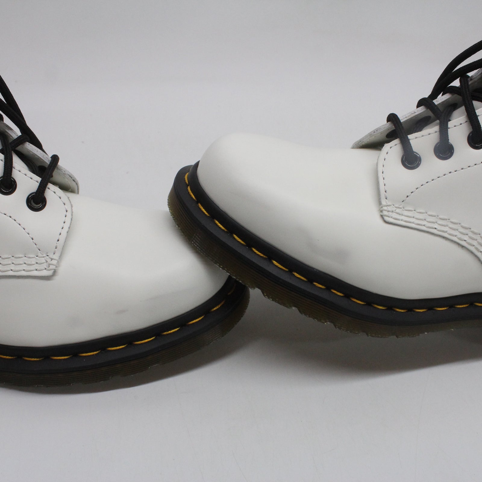 Dr. Martens 1460 11822100 Smooth Leather Unisex Boots - White - 6#color_white