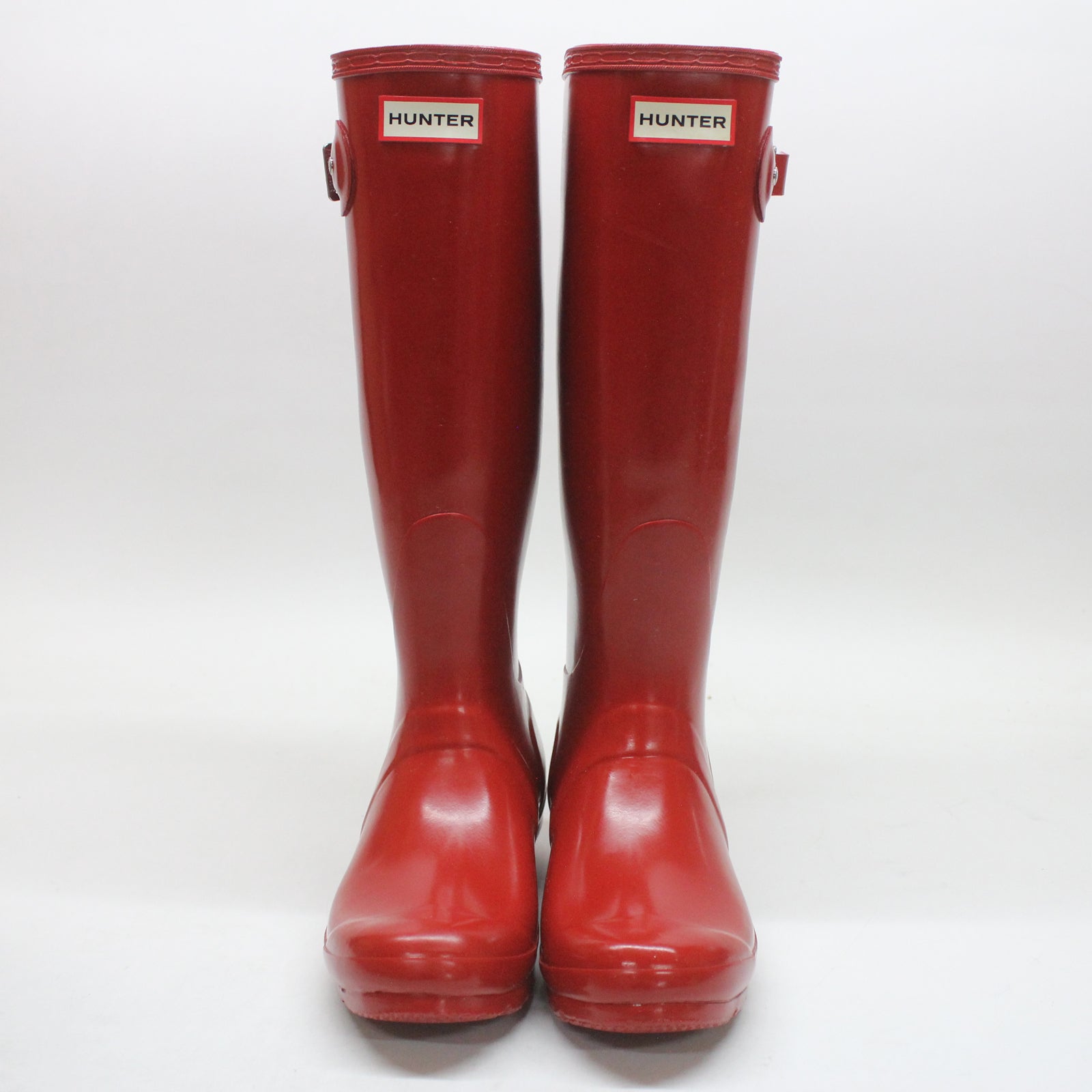 Hunter Original Tall Gloss WFT1000RGL MLR Womens Boots Military Red - 5 UK - 7 US - 38 EU#color_military red