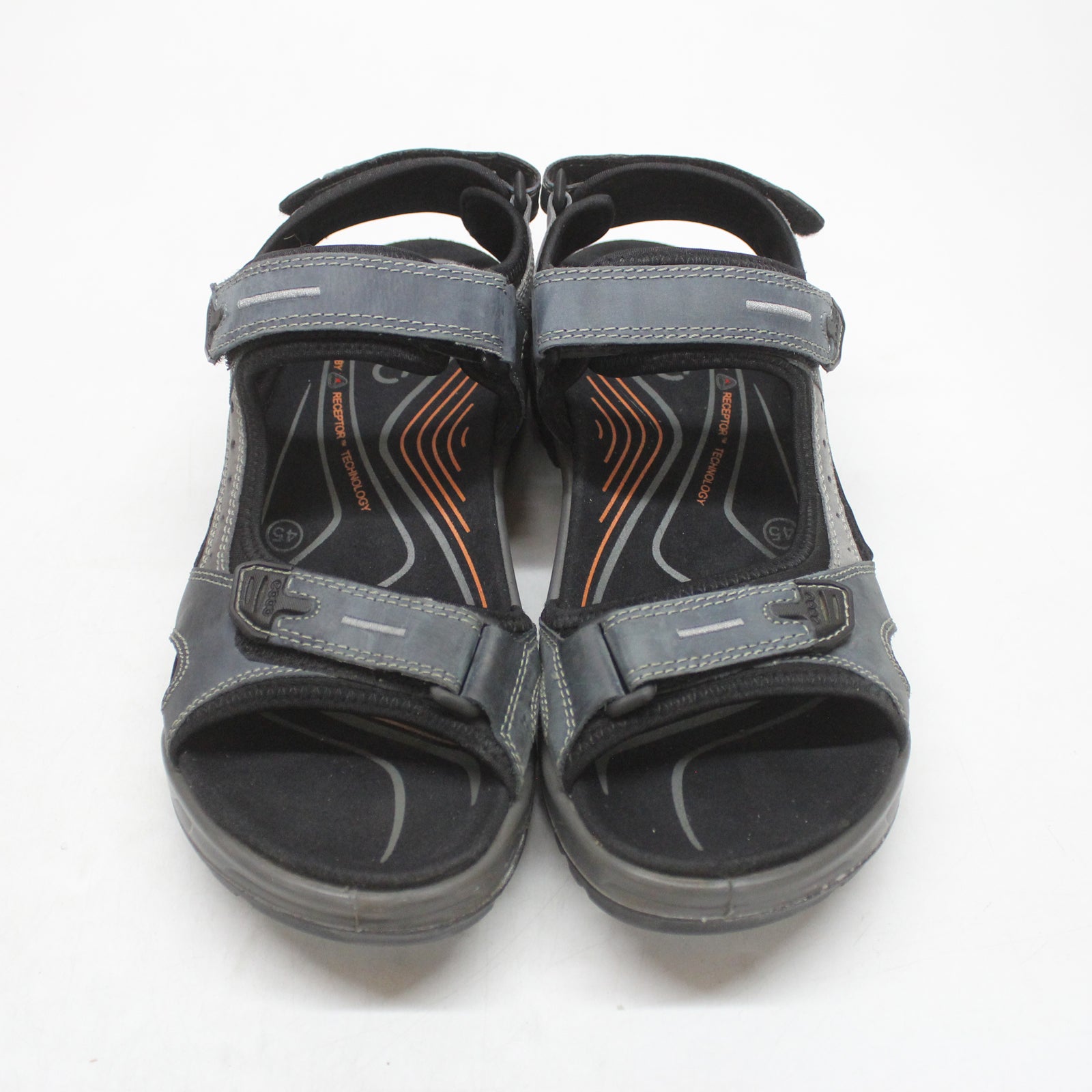 Ecco Offroad 069564 069564-02038 Nubuck Leather Mens Sandals - Marine - 45#color_marine