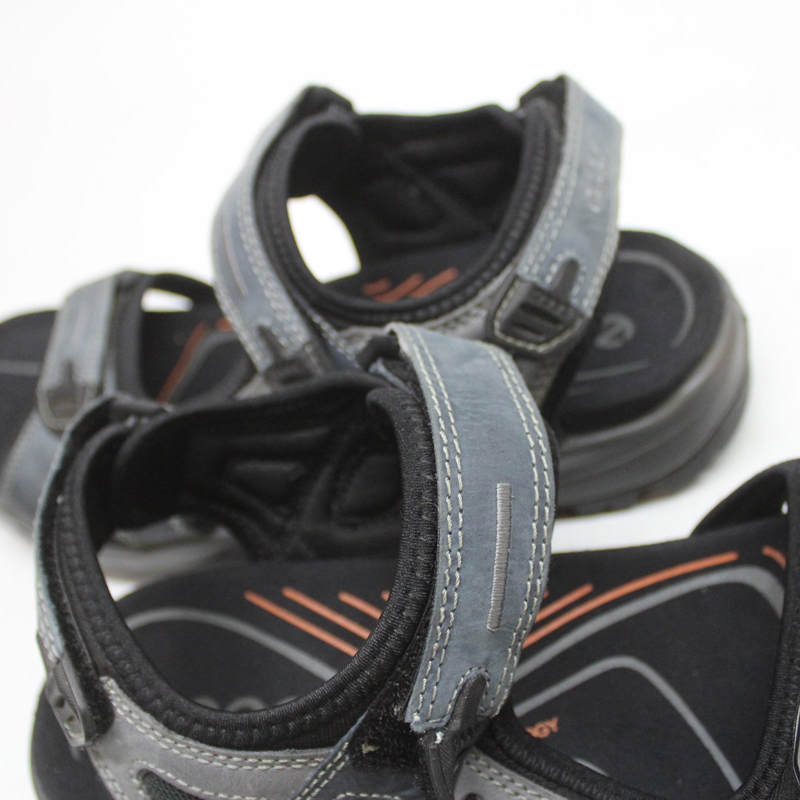 Ecco Offroad 069564 069564-02038 Nubuck Leather Mens Sandals - Marine - 45#color_marine