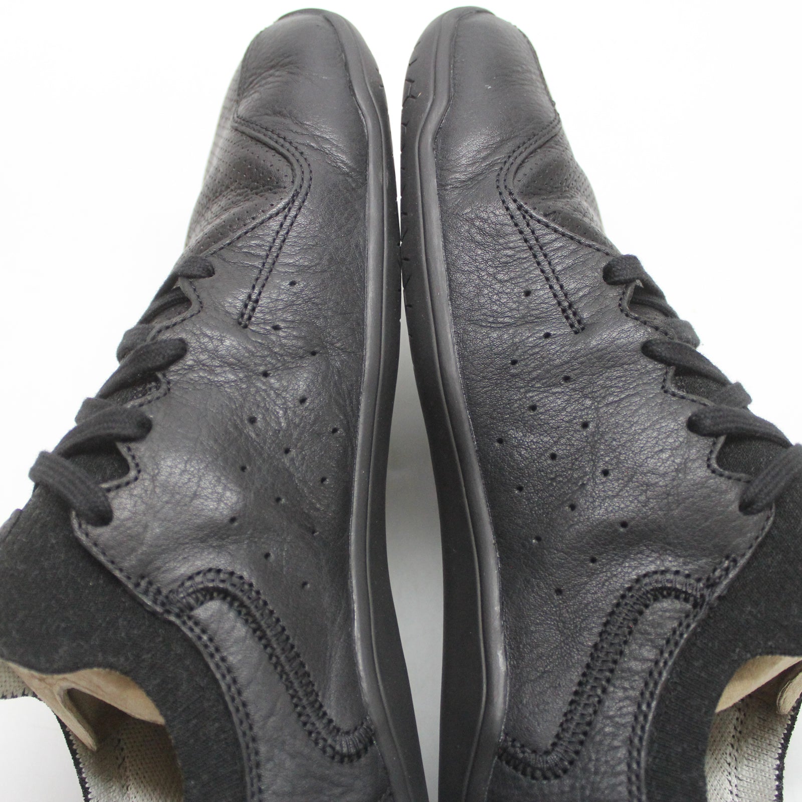 Vivobarefoot Primus Asana 309456-01 Leather Mens Trainers - Obsidian - 44#color_obsidian