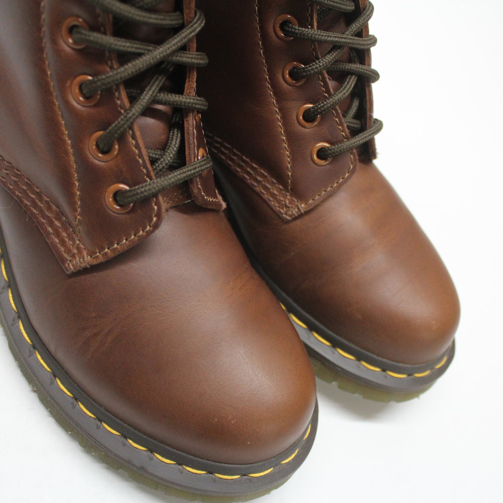 Dr. Martens 1460 Serena 23912243 Orleans Leather Womens Boots - Butterscotch - 5#color_butterscotch