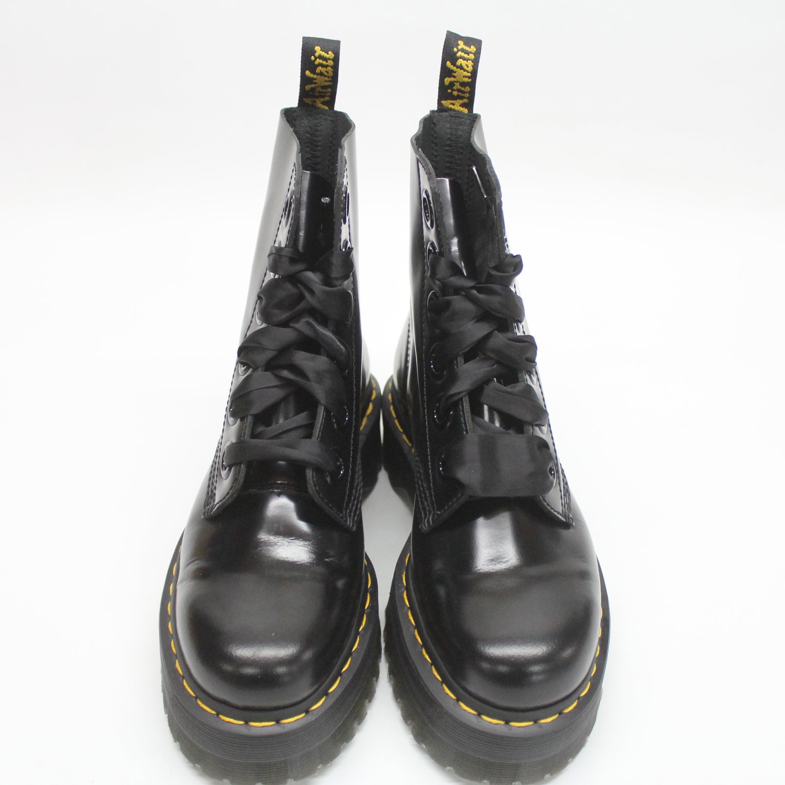 Dr. Martens Molly 24861001 Buttero Leather Womens Boots - Black - 6#color_black