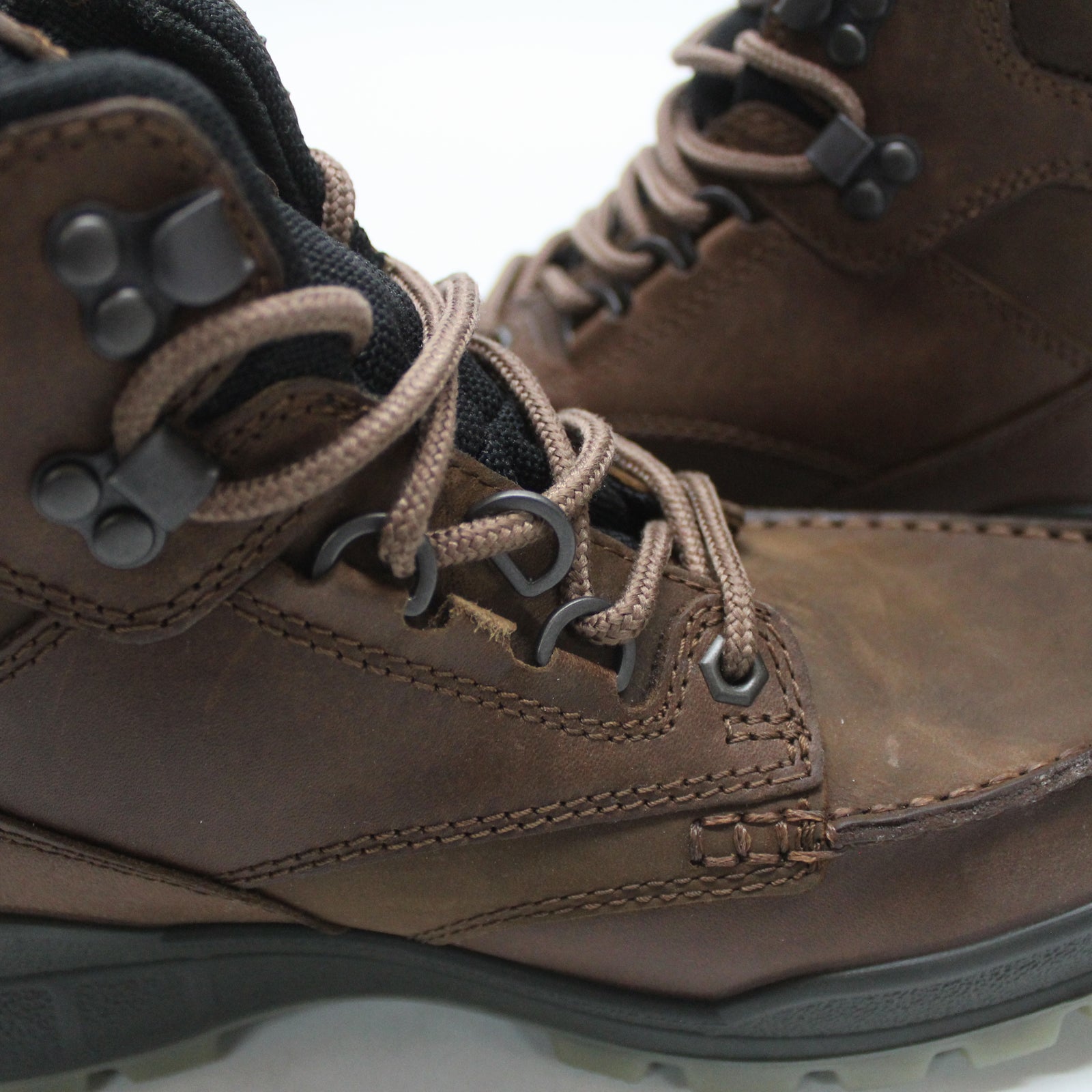 Ecco Track 25 831704 831704-52600 Leather Mens Boots - Bison - 40#color_bison