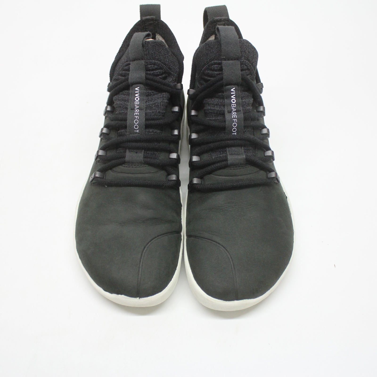 Vivobarefoot Magna FG 205080-05 Leather Textile Womens Trainers - Obsidian White - 38#color_obsidian white