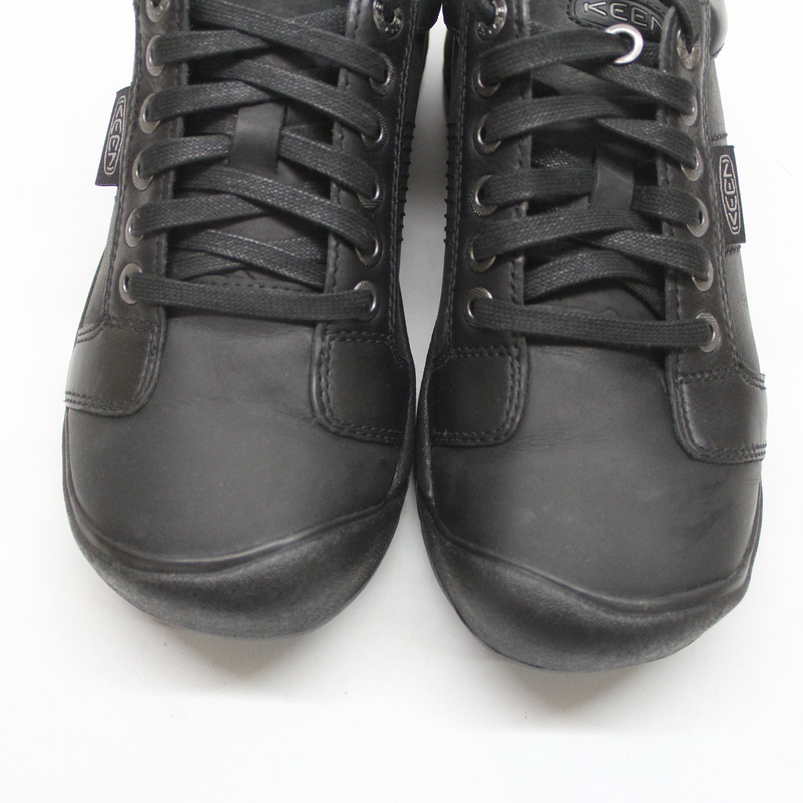 Keen Austin 1002990 Leather Mens Shoes - Black - 41#color_black