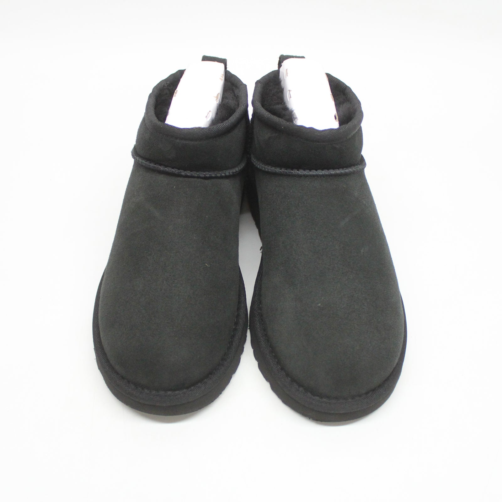 Ugg Classic Ultra Mini 1116109 Suede Womens Boots - Black - 38#color_black