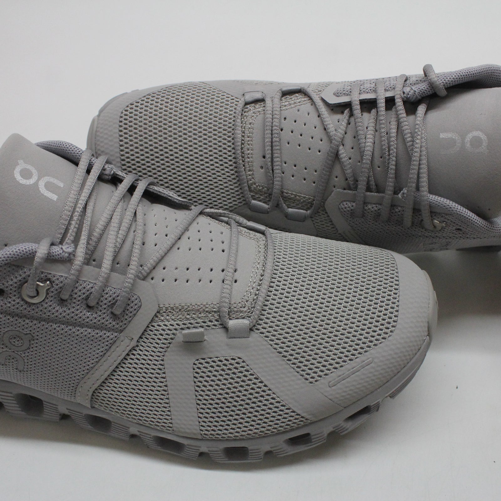 On Cloud 5 59-98025 Synthetic Textile Mens Trainers - Fog Alloy - 42#color_fog alloy