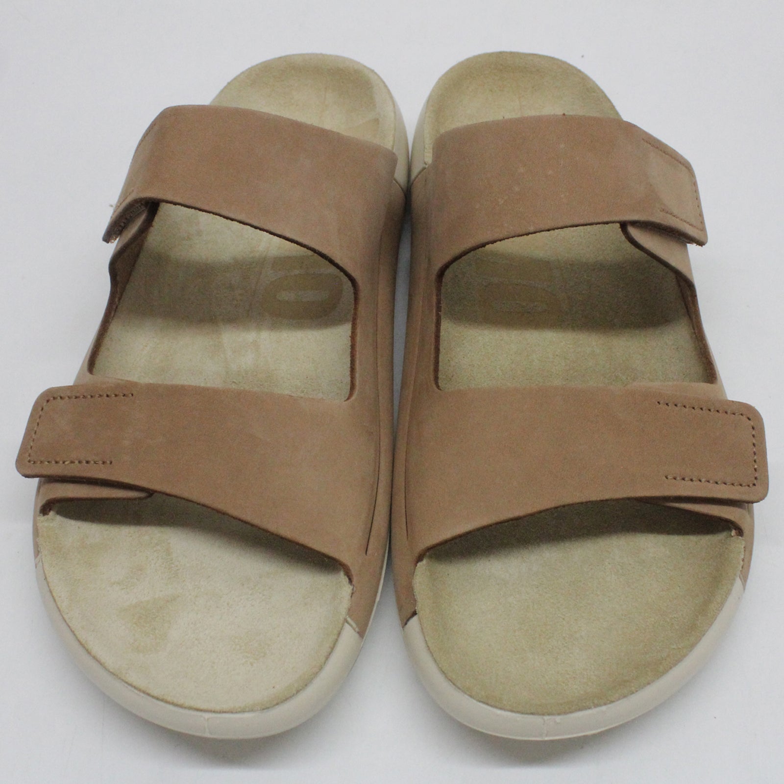 Ecco 2nd Cozmo 206823 206823-02291 Leather Womens Sandals - Cashmere - 41#color_cashmere