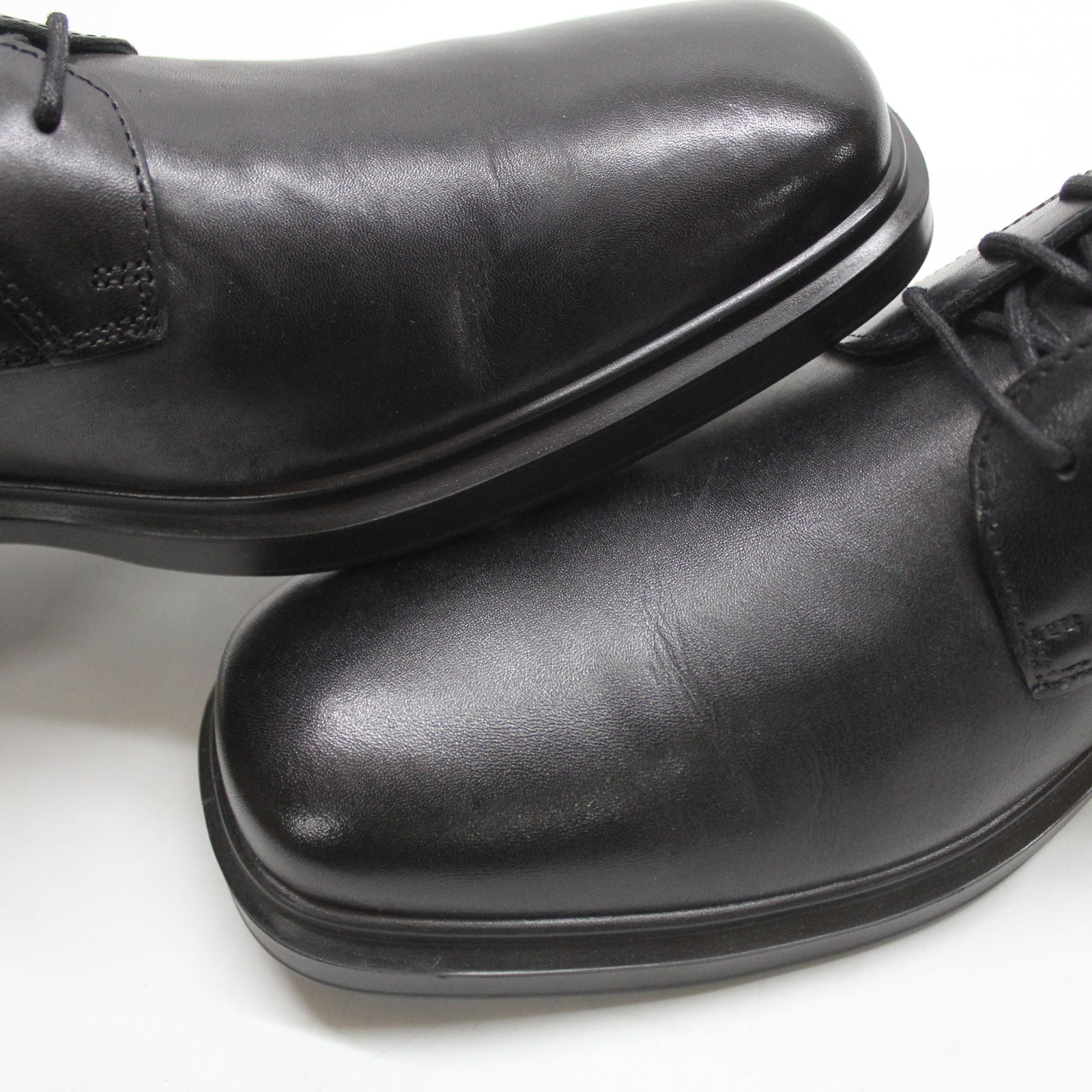 Ecco Helsinki 2 500164 500164-01001 Leather Mens Shoes - Black - 45#color_black