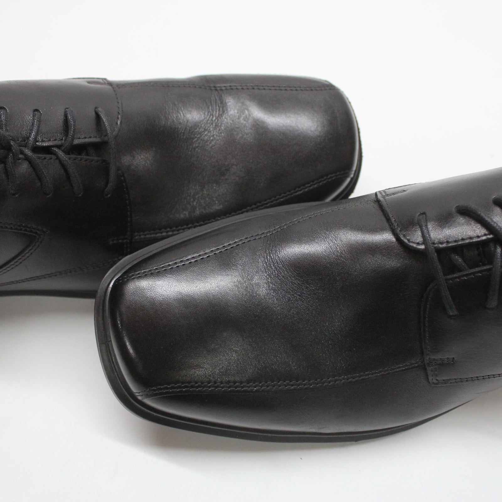 Ecco Helsinki 2 500174 500174-01001 Leather Mens Shoes - Black - 45#color_black