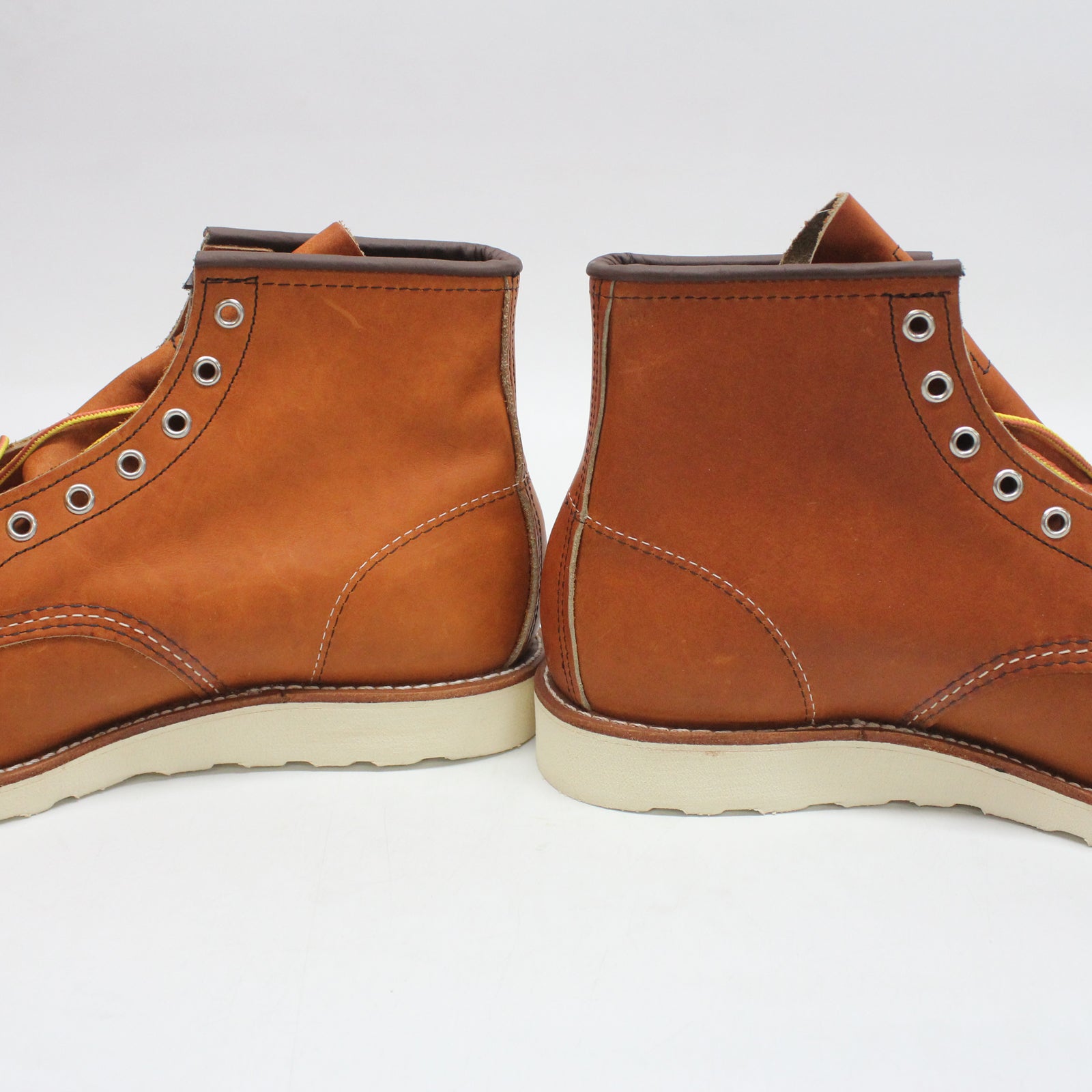 Red Wing 6 Inch Classic Moc Toe 00875-3E2 Leather Mens Boots - Oro Legacy - E - 43#color_oro legacy