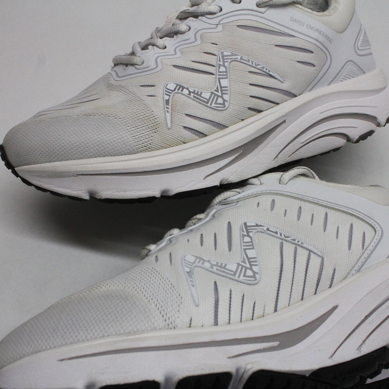 MBT 2000 II 703031-16Y Leather Textile Womens Trainers - White - 38#color_white