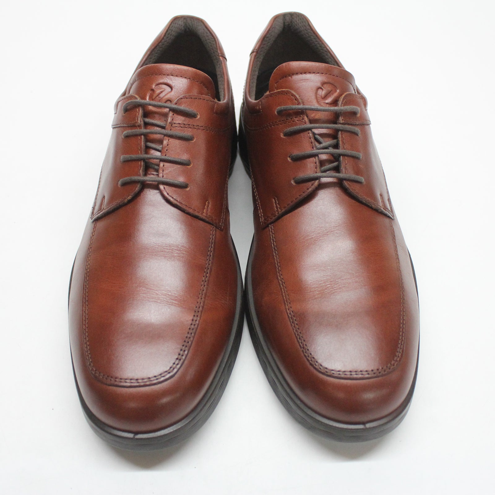 Ecco S Lite Hybrid 520324 520324-01053 Full Grain Leather Mens Shoes - Cognac - 44#color_cognac