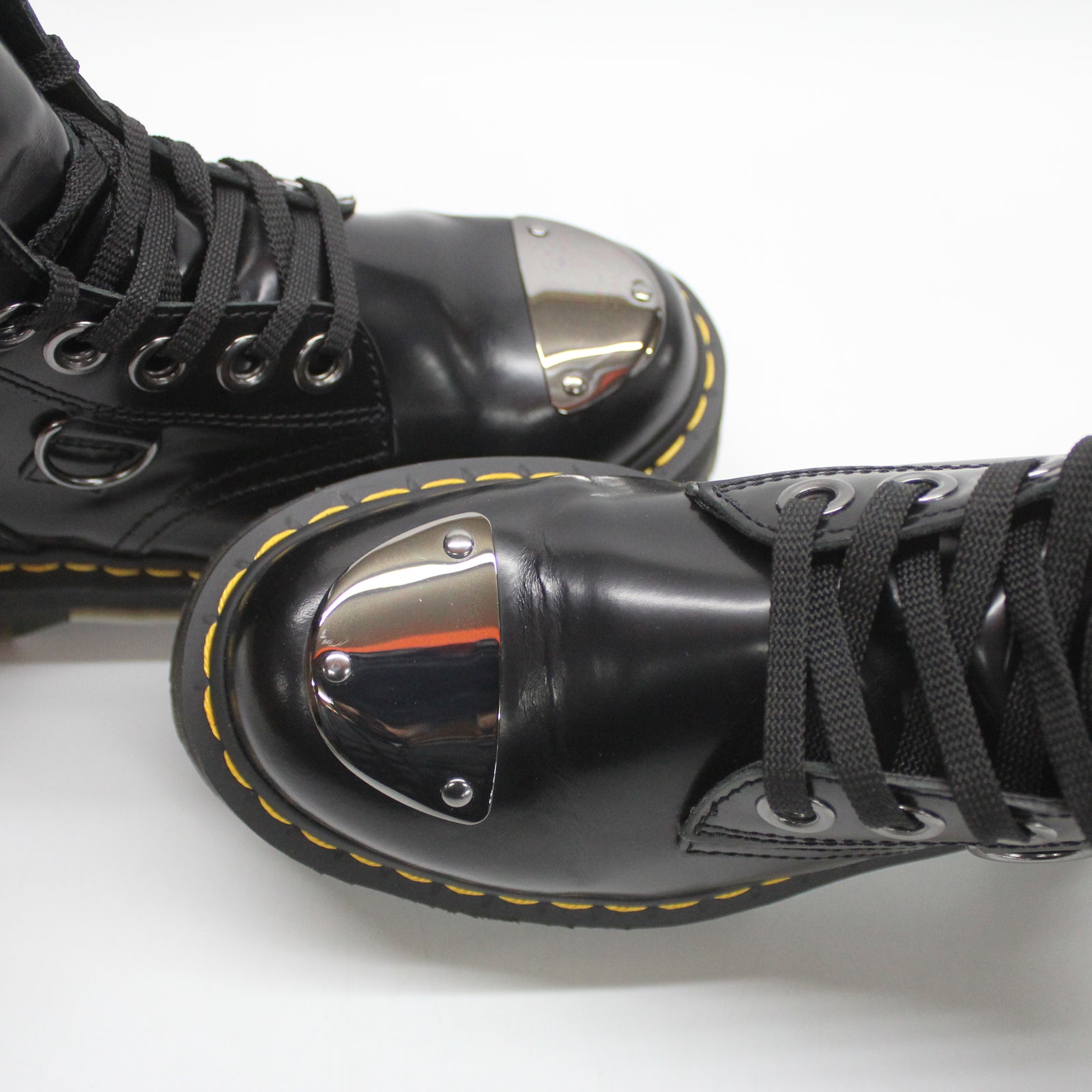 Dr. Martens Jadon Alt 30789001 Buttero Leather Unisex Boots - Black - 6#color_black