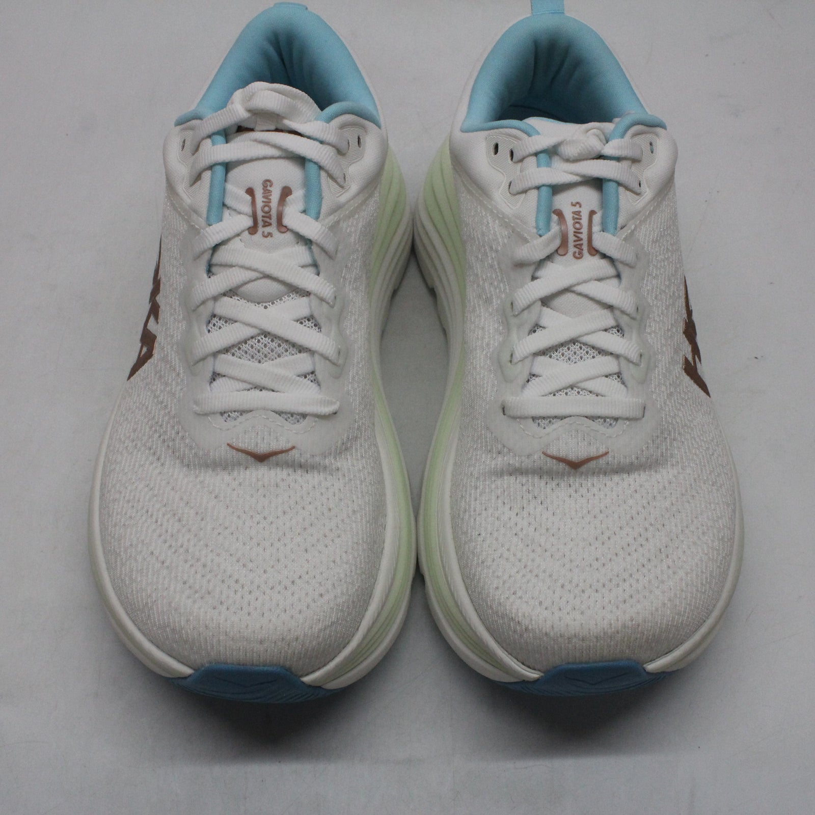 Hoka Gaviota 5 1134235-FTRS Textile Synthetic Womens Trainers - Frost Rose Gold - 5.5#color_frost rose gold