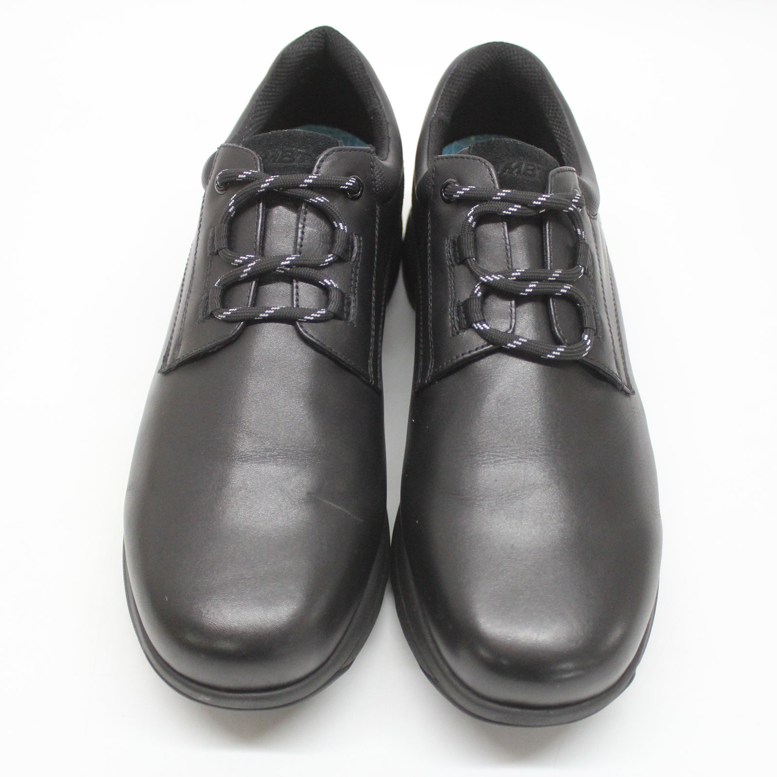 MBT Alban 703018-03N Leather Mens Shoes - Black - 46#color_black