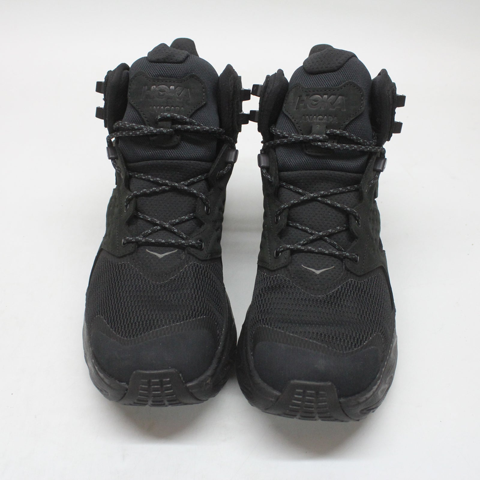 Hoka Anacapa 2 Mid GTX 1141633F-BBLC Nubuck Textile Mens Trainers - Black Black - 9#color_black black