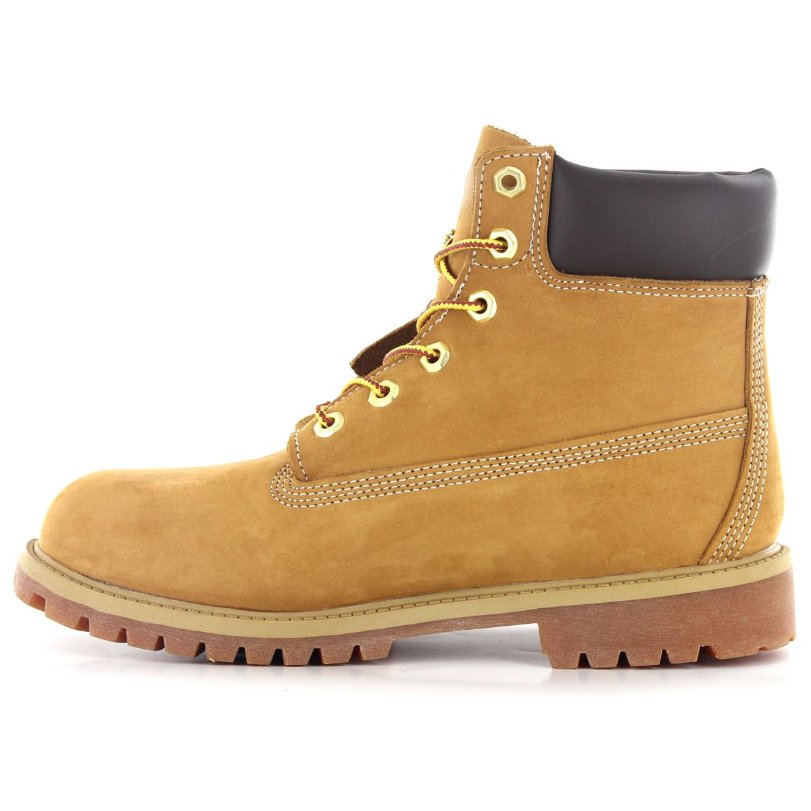 Timberland 6 Premium Wheat Nubuck Juniors Boots - 12909 M#color_wheat