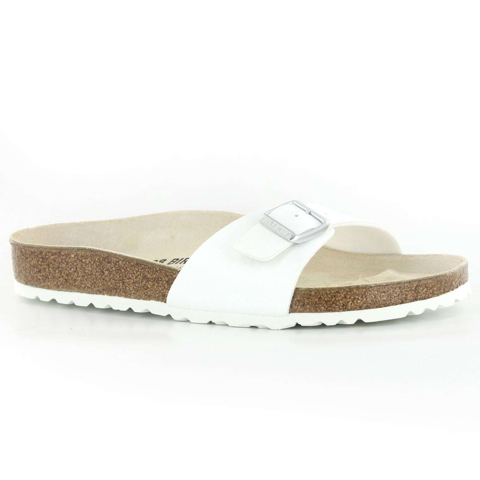 Birkenstock Madrid White Womens Sandals - 040731#color_white