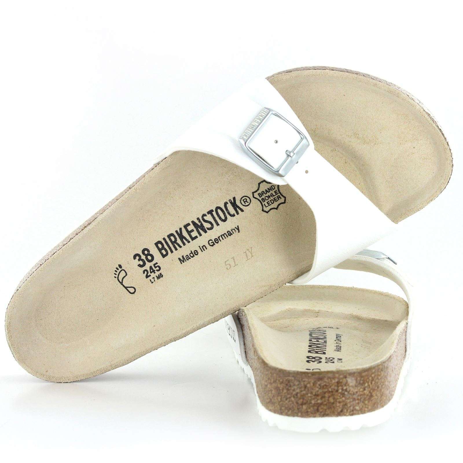 Birkenstock Madrid White Womens Sandals - 040731#color_white