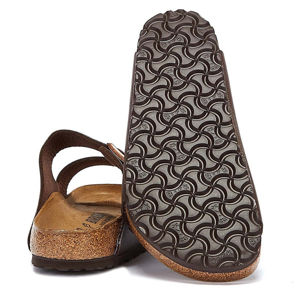 Birkenstock Arizona Dark Brown Womens Sandals - 051701#color_dark brown