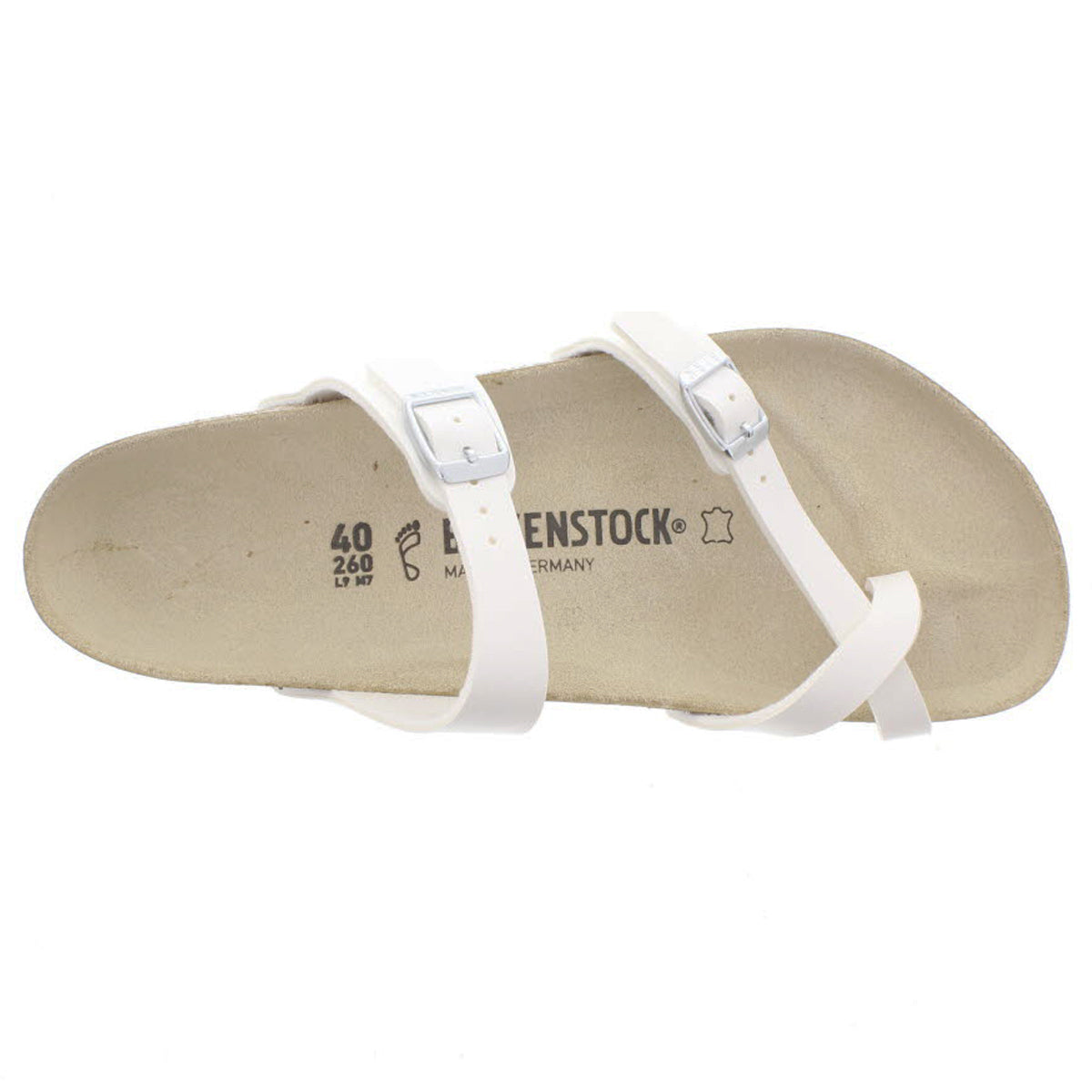Birkenstock Mayari White Womens Sandals#color_white