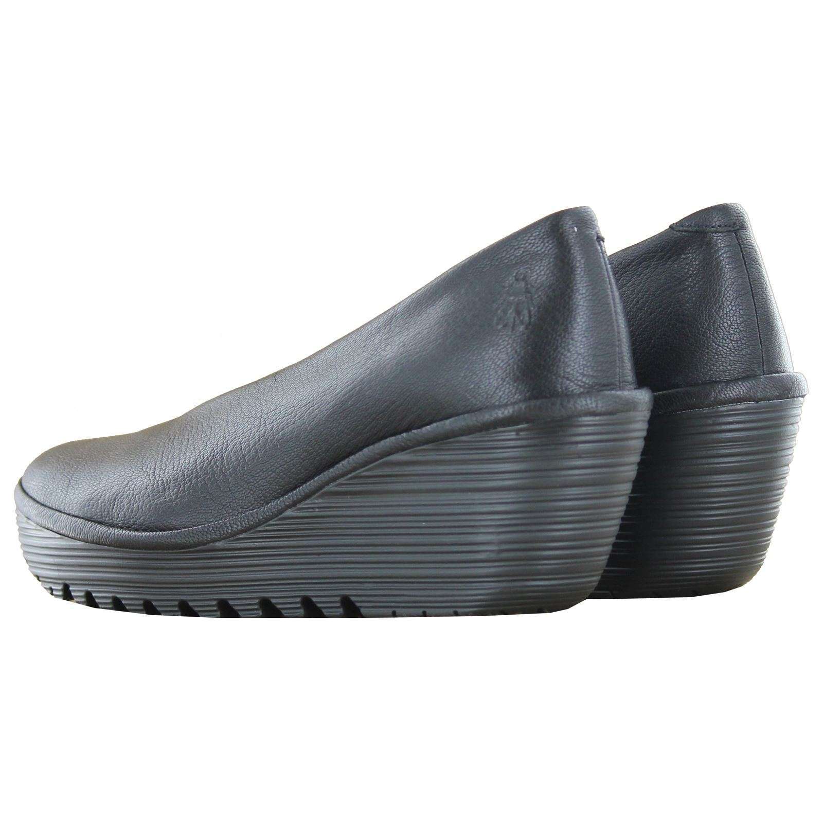 Fly London Yaz Black Womens Shoes - P500025149#color_black