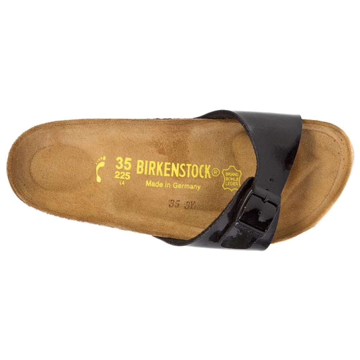 Birkenstock Madrid Black Patent Womens Sandals#color_black patent