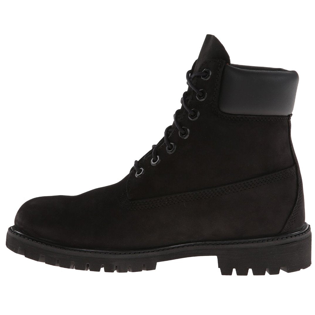 Timberland 6 Inch Premium Black Black Womens Boots - 8658A W#color_black black
