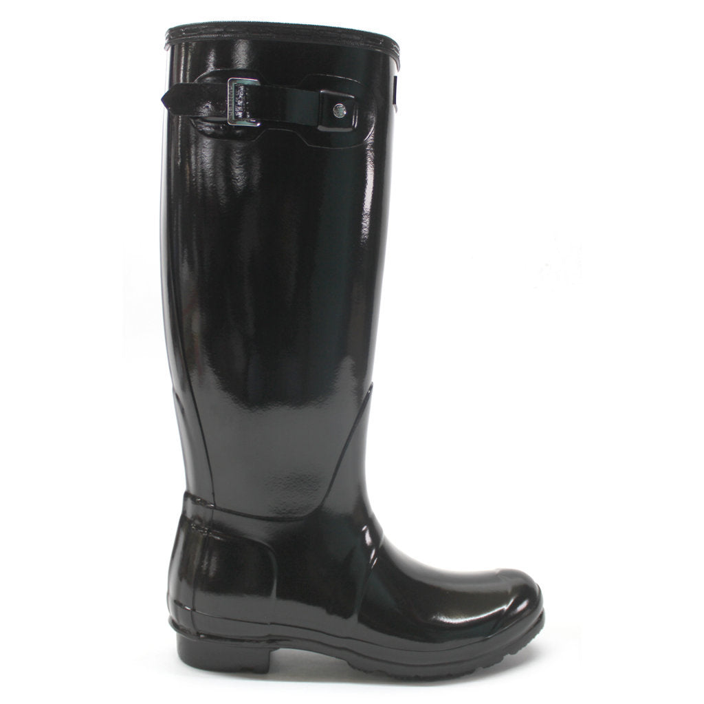 Hunter Womens Boots Original Tall Gloss Waterproof Wellington Rubber - UK 5