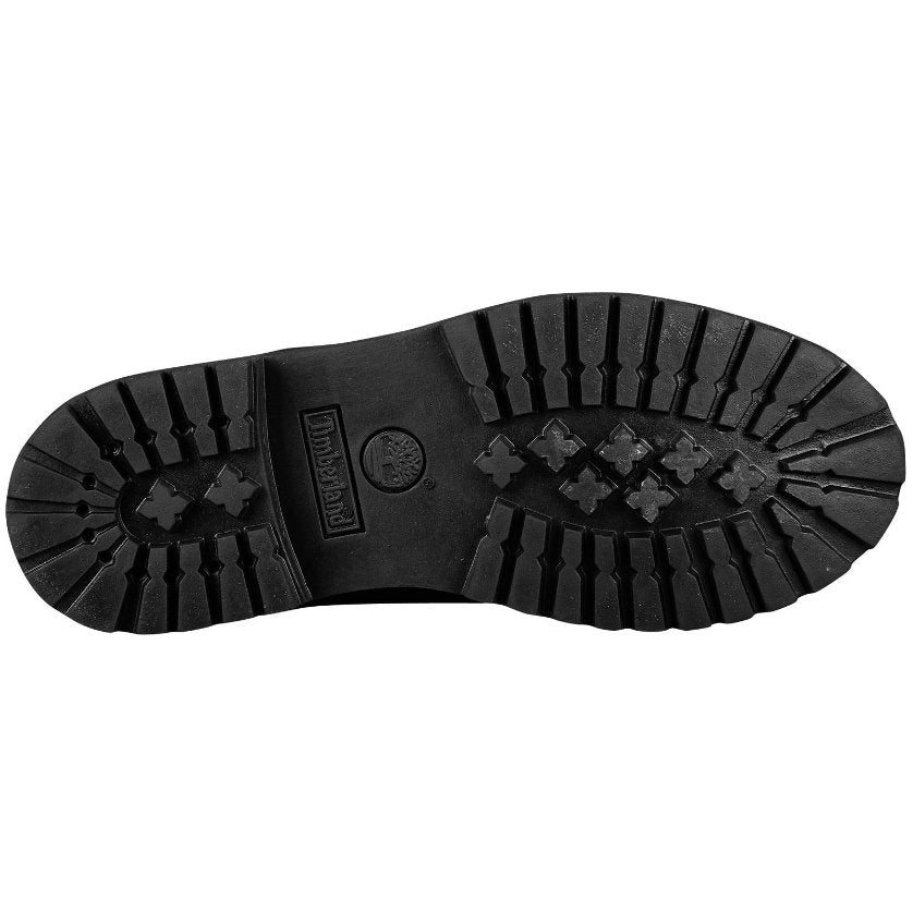 Timberland AF 6 Inch Premium Black Kids Boots - 12907#color_black