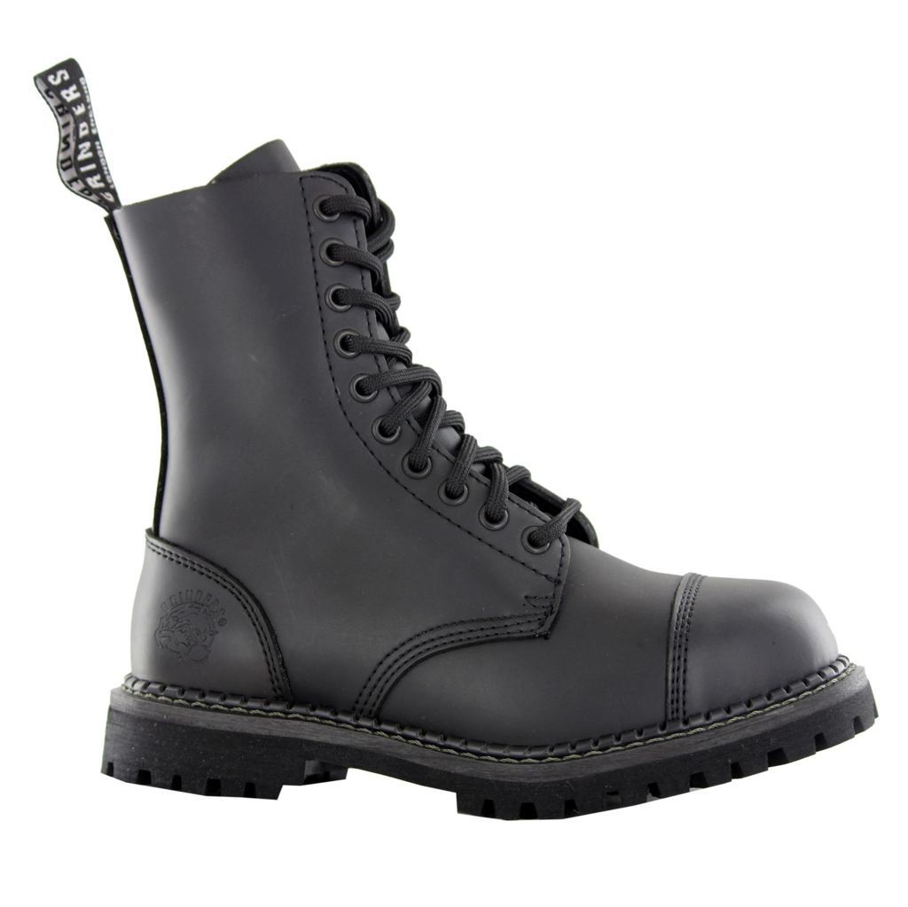Grinders Stag CS Derby Boot Black Mens Boots#color_black