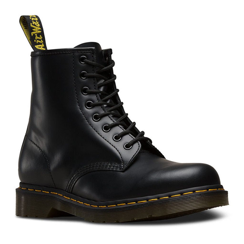 Dr. Martens 1460 Smooth Black Leather Unisex Boots - UK 9