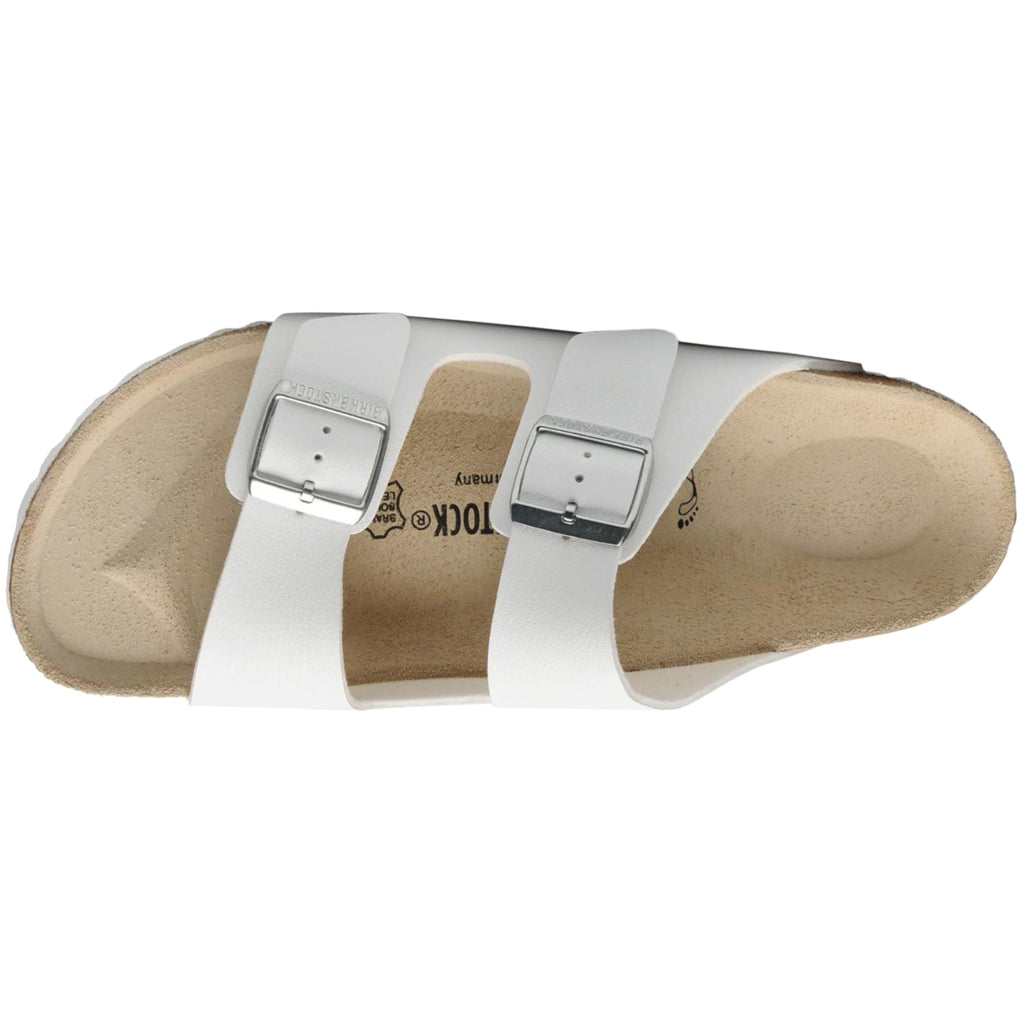 Birkenstock Arizona White Womens Sandals#color_white