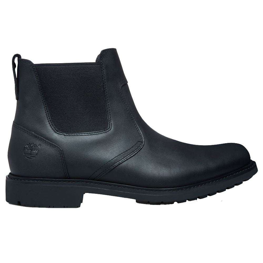 Timberland Earthkeepers Stormbuck Chelsea Black Mens Boots#color_black