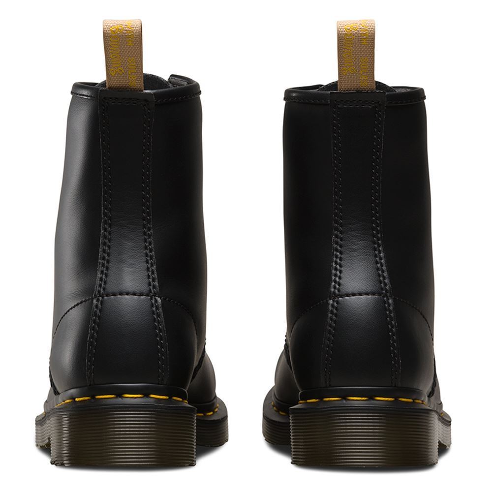 Dr. Martens Vegan 1460 Felix Rub Off 8 Eyelets Black Unisex Boots#color_black