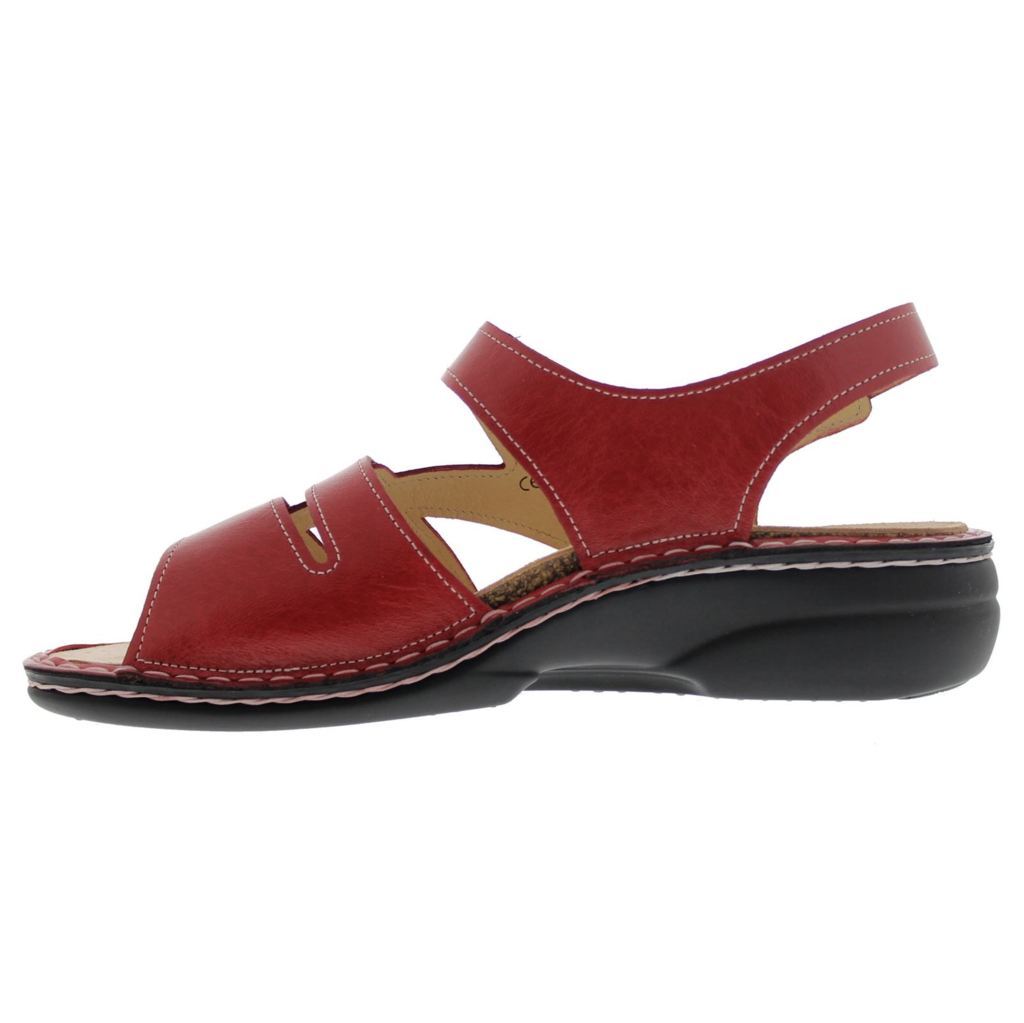 Finn Comfort 2562 Gomera Venezia Red Womens Sandals#color_red
