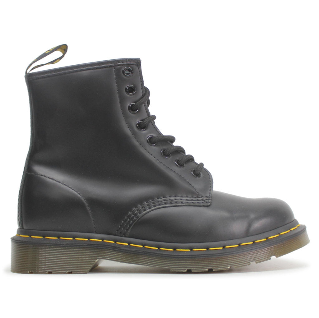 Dr. Martens 1460 8 Eyelet Smooth Black Leather Unisex Boots - UK 5