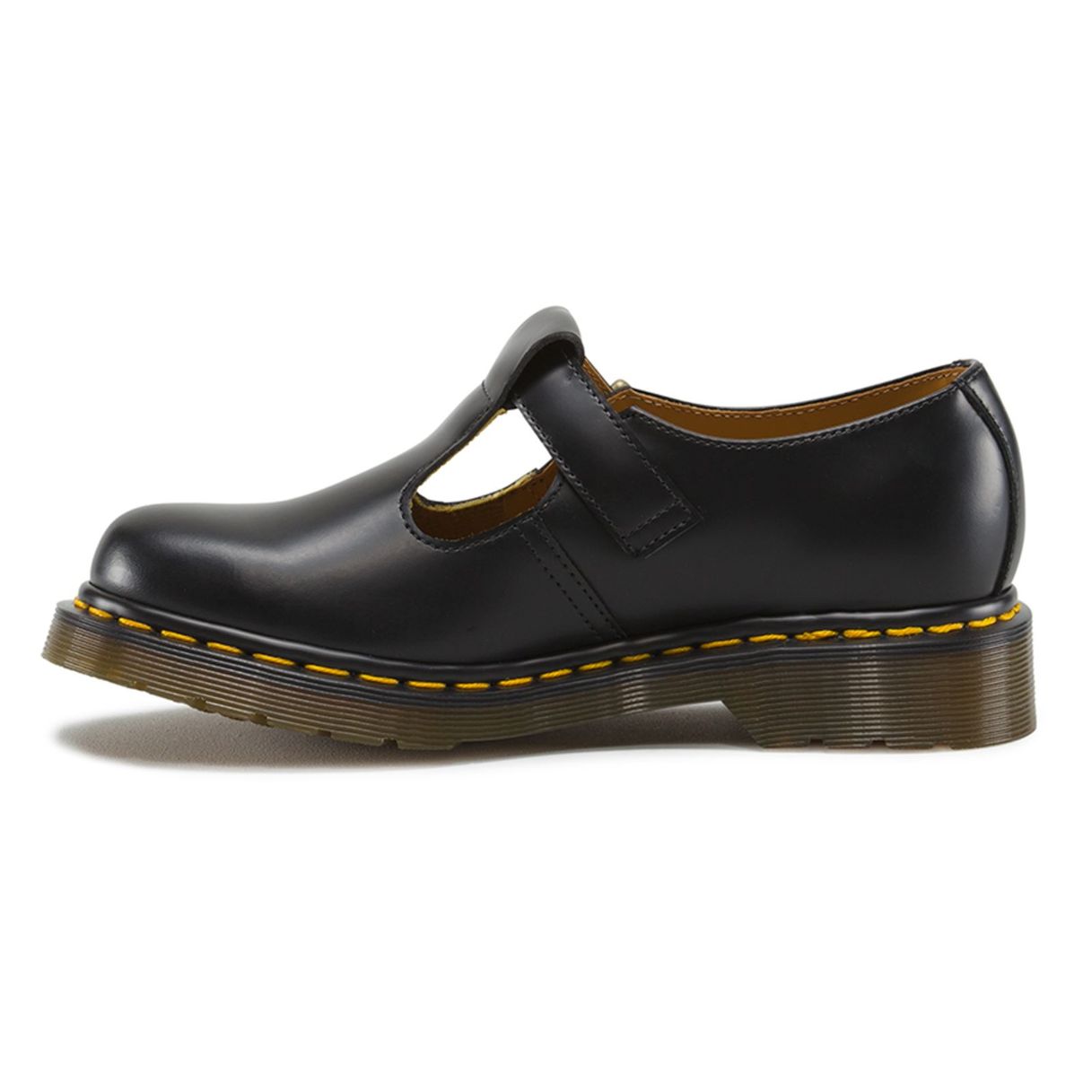 Dr.Martens Polley Smooth Black Womens Shoes#color_black