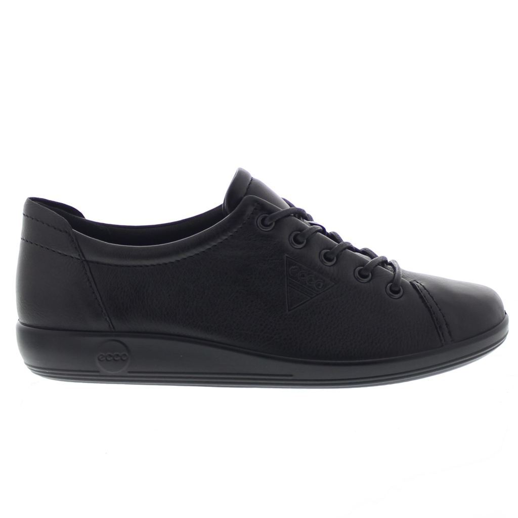 Ecco Soft 2.0 Black Womens Shoes#color_black
