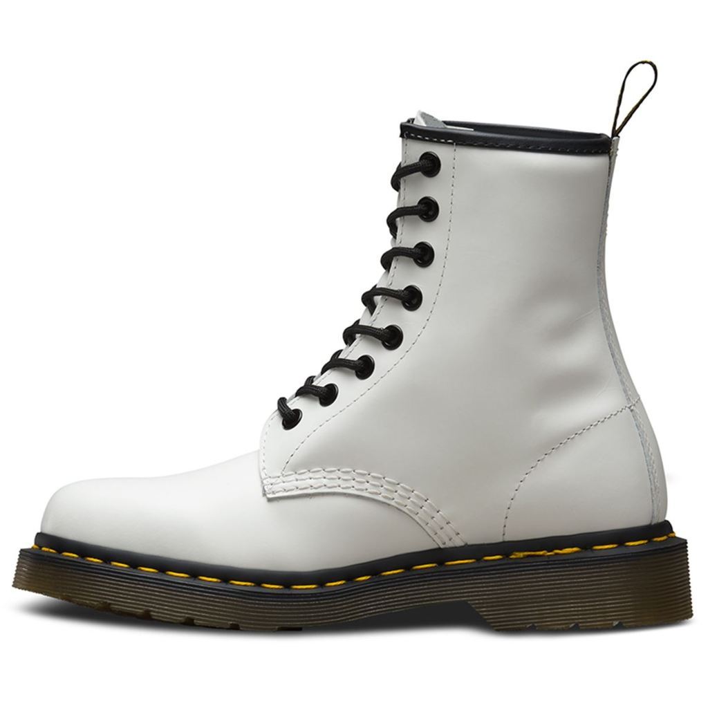 Dr. Martens 1460 Smooth Leather Unisex Boots#color_white