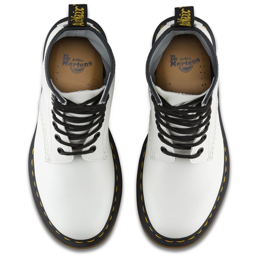 Dr. Martens 1460 Smooth Leather Unisex Boots#color_white