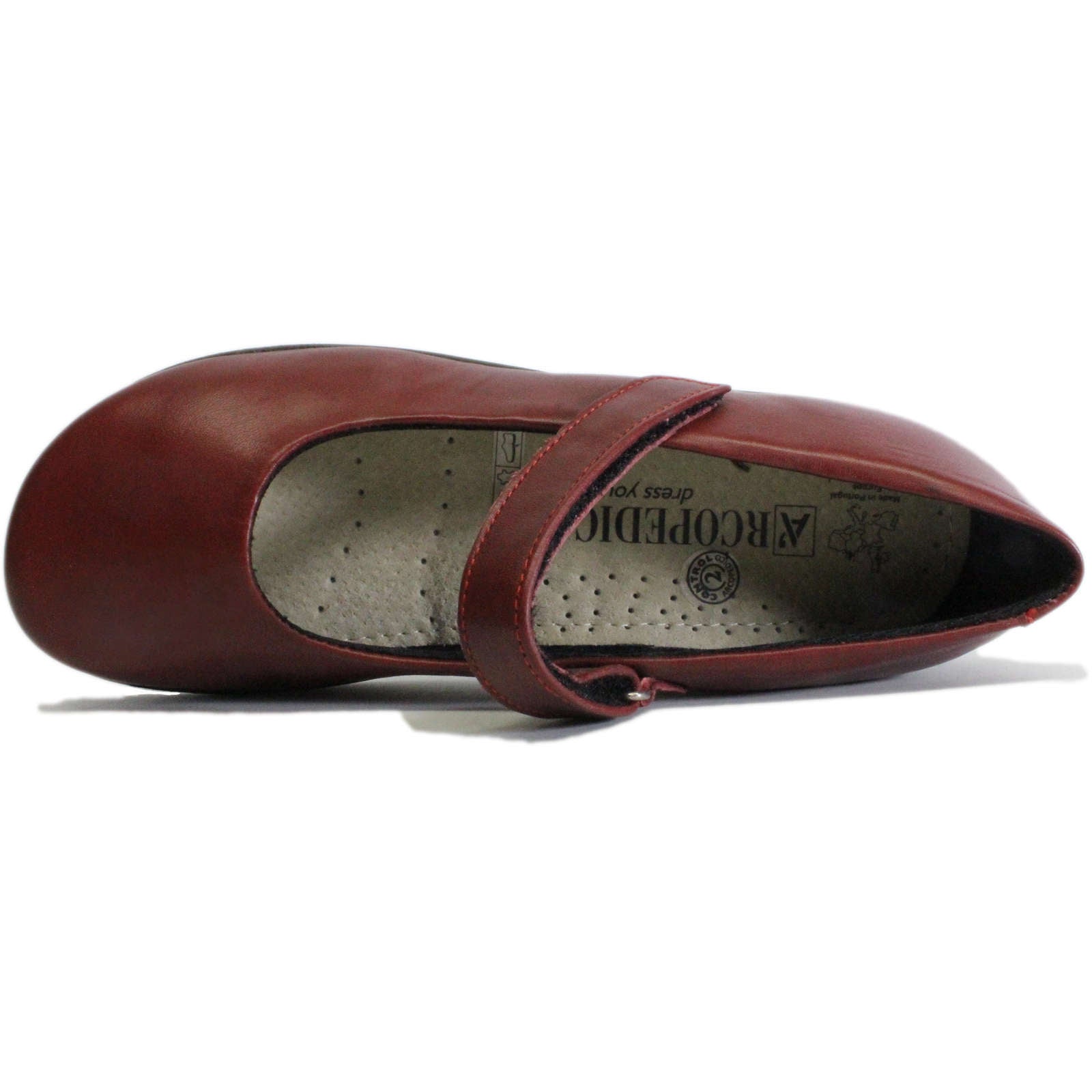 Arcopedico Scala Women's Slip-on Shoes#color_cherry