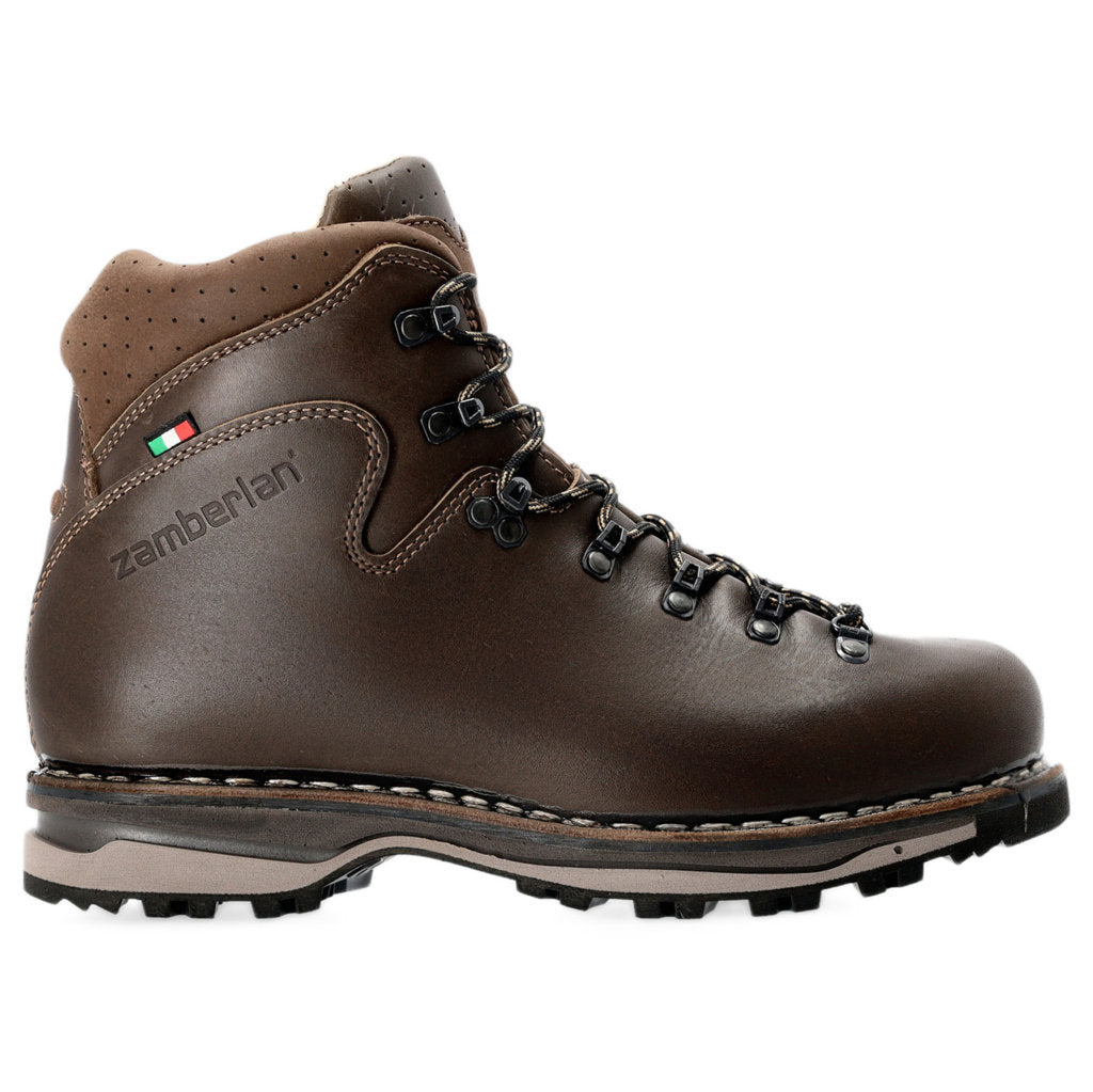 Zamberlan 1023 Latemar NW Leather Men's Waterproof Trekking Boots#color_dark brown