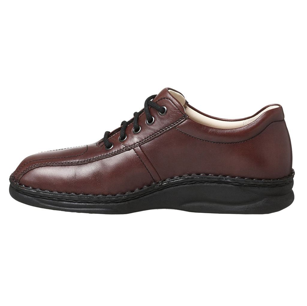Finn Comfort Dijon Leather Mens Shoes#color_brown