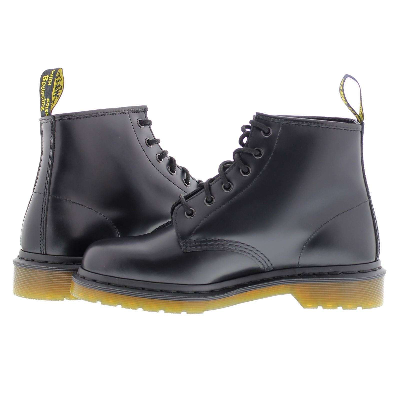 Martens 101 Martens Uk Martens 101 Smooth Leather 6-Eye Boots UK