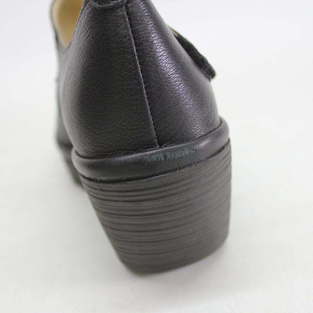 Fly London YASI 682 Black Womens Wedge Heel Mary Jane Shoes - UK 5